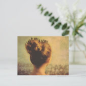 小さな人々の超現実的な髪 ポストカード (スタンド正面)