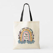 小さな人には大きなハート教えが必要だ トートバッグ (裏面)