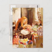 小さな人形のドレスメーカー、ジェニー・ウォレン ポストカード (正面/裏面)