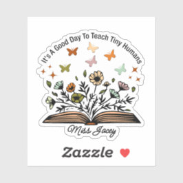 小さな人間にとって教えいい日だよ、先生プレゼント シール