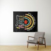 小さな人間にとって良い日だ教えよ。2/2ではない タペストリー (インサイチュ(横))