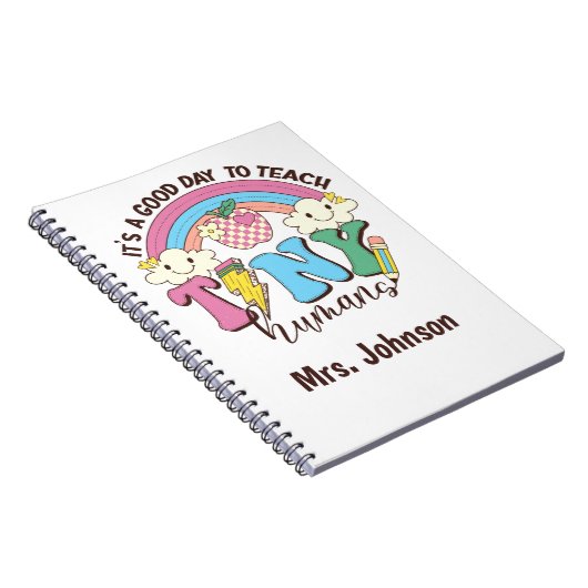 小さな人間にとって良教えい日だ ノートブック (右側)