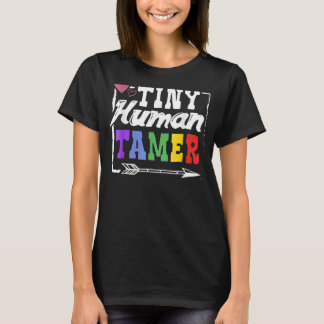 小さな人間のタマー先生または両親 Tシャツ