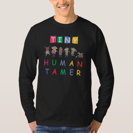 小さな人間のタマー先生保育園提供Gi Tシャツ (正面)