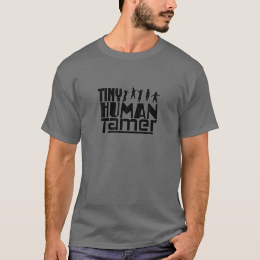小さな人間のタマー – 初等幼稚園先生フー Tシャツ (正面)