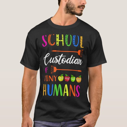 小さな人間の保護者のおもしろい学校の管理者J Tシャツ (正面)