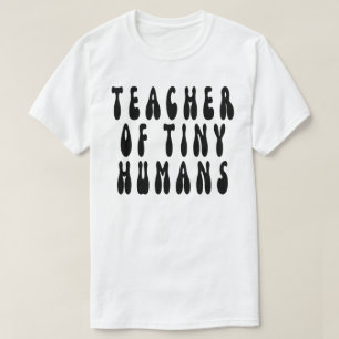 小さな人間の先生、先生、教育、幼稚園、 Tシャツ