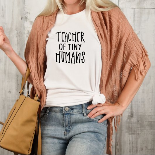小さな人間の先生 幼児教育者 Tシャツ