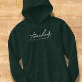 小さな人間の台本の先生 パーカ