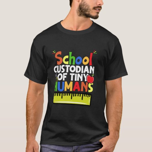 小さな人間の学校の保護者 – 新学期- Tシャツ (正面)