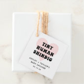 小さな人間の忍び寄モダンり赤ちゃんシャワー フェイバータグ (インサイチュ)