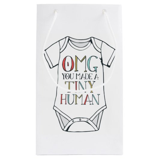 小さな人間の抱き枕 スモールペーパーバッグ (裏面)