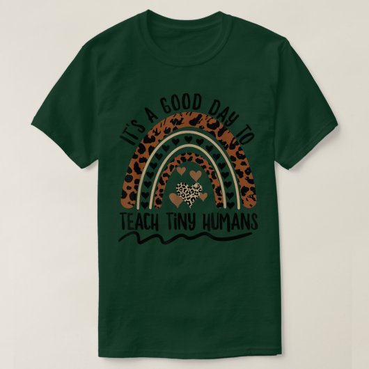 小さな人間の教え新学期には良い日 Tシャツ (デザイン正面)