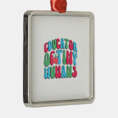 小さな人間の教育者 メタルオーナメント (右)