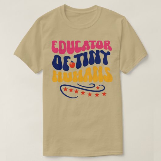 小さな人間の教育者 Tシャツ (デザイン正面)