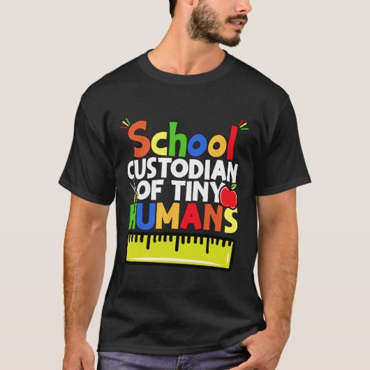小さな人間の管理人 - 新学期 - Tシャツ (正面)