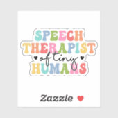 小さな人間の言語セラピスト シール (シート)