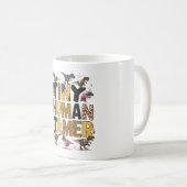 小さな人間の飼い主 コーヒーマグカップ (正面右)