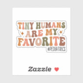 小さな人間は私のお気に入りの小児科NICUナース シール (シート)