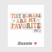 小さな人間は私のお気に入りのNICUナースギフト シール (シート)