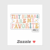 小さな人間は私のお気に入りのNICUナースギフト シール (シート)