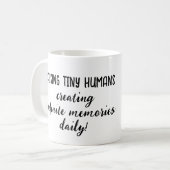 . .小さな人間を育てかわいい愛の母の日の贈り物|過去記事 コーヒーマグカップ (正面左)