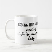 . .小さな人間を育てかわいい愛の母の日の贈り物|過去記事 コーヒーマグカップ (左)