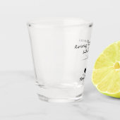 小さな人間を育てるボスユニーク母の贈り物 ショットグラス (左)
