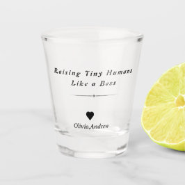 小さな人間を育てるボスユニーク母の贈り物 ショットグラス