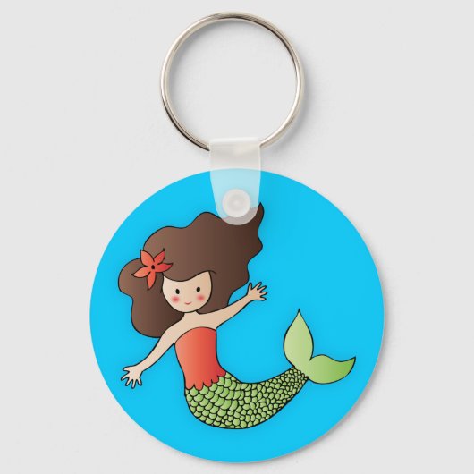 小さな人魚のキーチェーン キーホルダー (正面)
