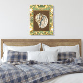 小さな人魚の貝殻 キャンバスプリント (インサイチュ (寝室))