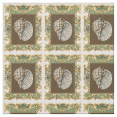 小さな人魚の貝殻 ファブリック (見本)