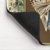 小さな人魚の貝殻 マウスパッド (コーナー)