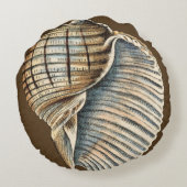 小さな人魚の貝殻 ラウンドクッション (裏面)