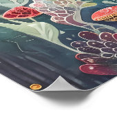 小さな人魚カラフル ポスター (角)