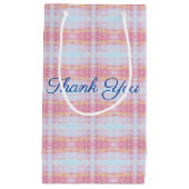 小さな任意の大事な行事デザイナーありがとう抱き枕 スモールペーパーバッグ (正面)