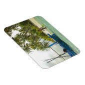 小さな伝統的魚釣り船の女性 マグネット (右側)