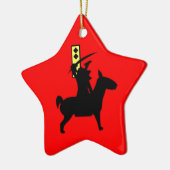 小さな侍 セラミックオーナメント (左)