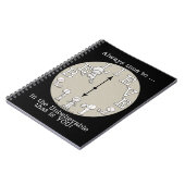 小さな信じ男の子と時計 ノートブック (左側)