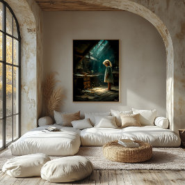 小さな光の屋根裏 キャンバスプリント