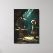 小さな光の屋根裏 キャンバスプリント (正面)