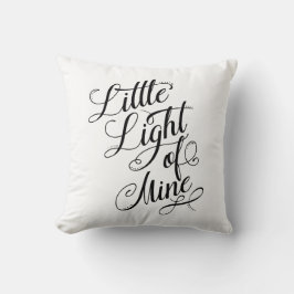 小さな光の鉱山タイポグラフィ クッション