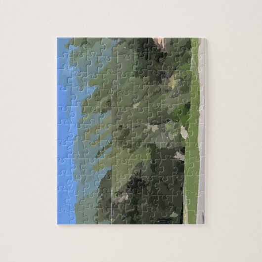 小さな公園のジグソーパズル ジグソーパズル (縦)