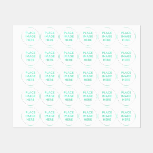 小さな円の衣類ラベル ラベル (シート)