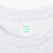 小さな円の衣類ラベル ラベル (貼付)