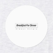 小さな円の衣類ラベル ラベル (デザイン2)