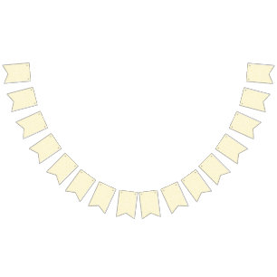 小さな円を持つ黄色と白の背景 バンティングフラッグ