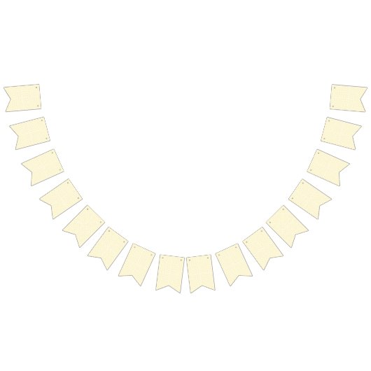 小さな円を持つ黄色と白の背景 バンティングフラッグ (全)