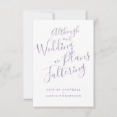 小さな再結婚スケジュールされたパーティーに変更 (正面)