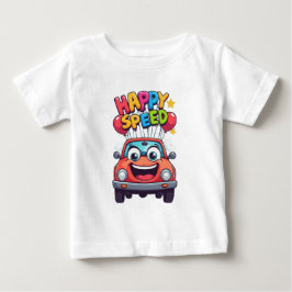 🚘 小さな冒険家のためのかわいい車スタイル 🌟 ベビーTシャツ